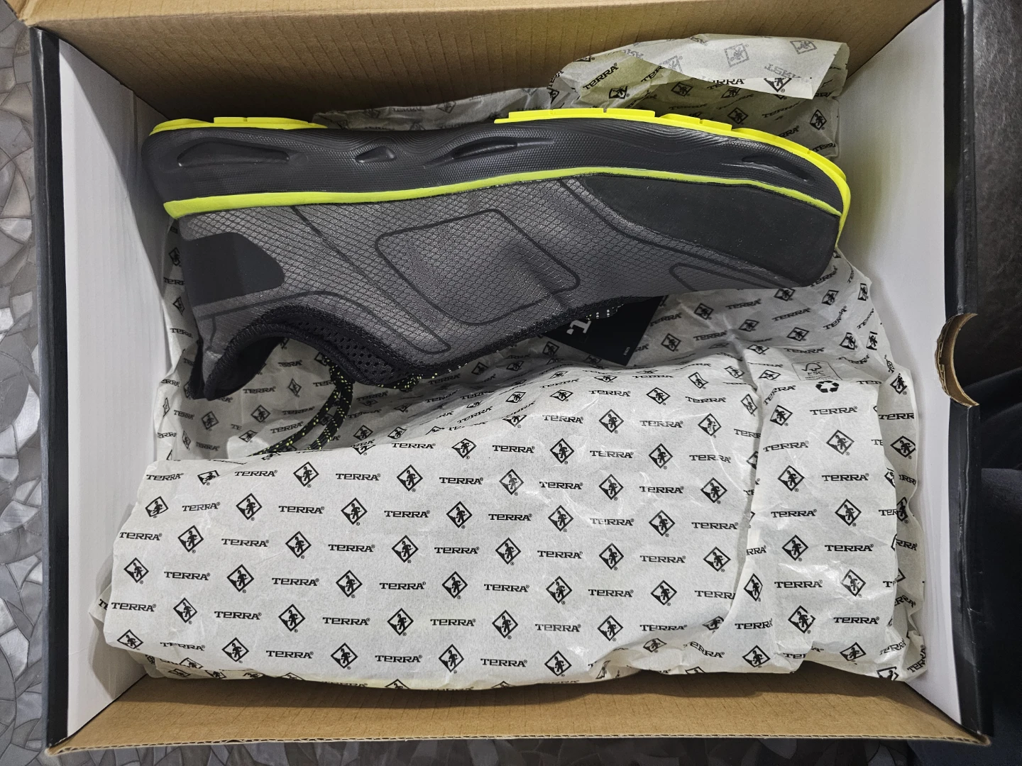 Terra Lites Composite Toe Work Boots - Black/Lime Size 14 - photo 3