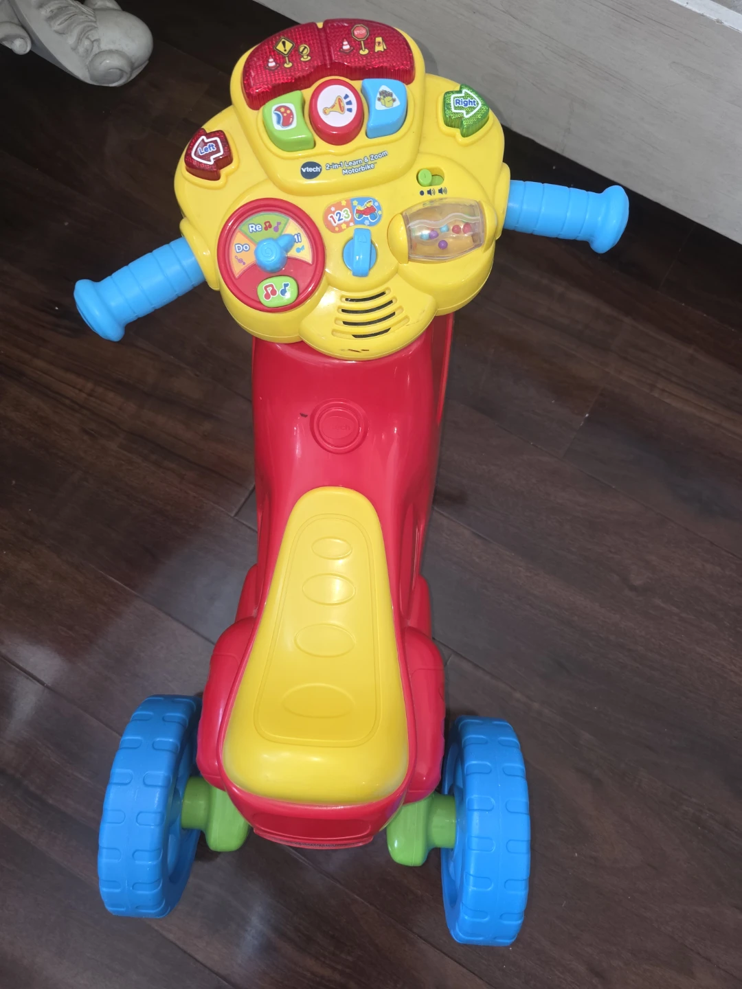 Almost new with box. VTech 2-in-1 Learn & Zoom Motorbike.