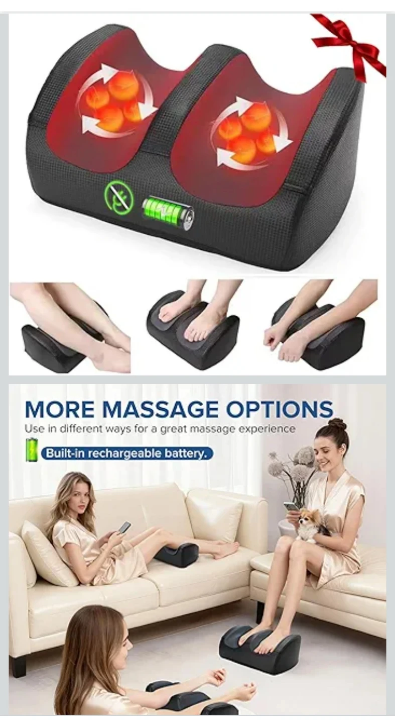 Rechargeable Foot and Calf Massager with Heat - photo 4