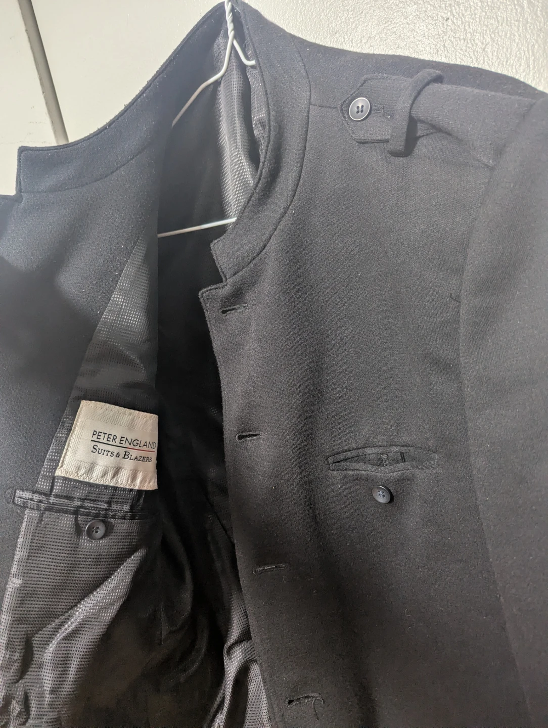 Peter England Suits & Blazers Black Jacket - photo 2