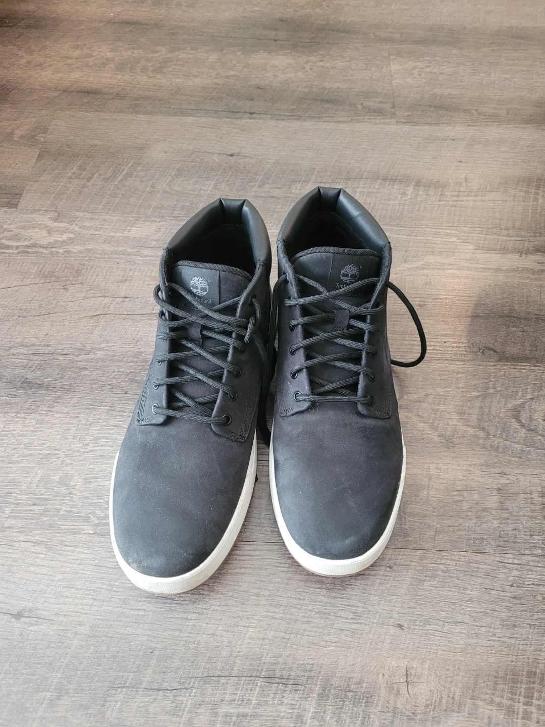 Timberland Men's Black Leather Chukka Boots Size 9.5 - photo 2