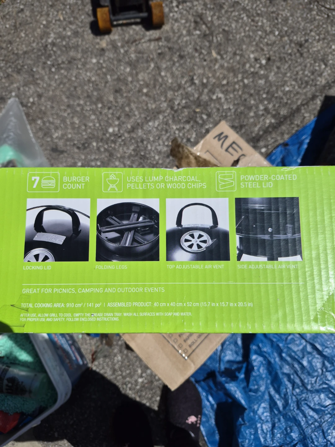 Portable Charcoal Kettle Grill - photo 2