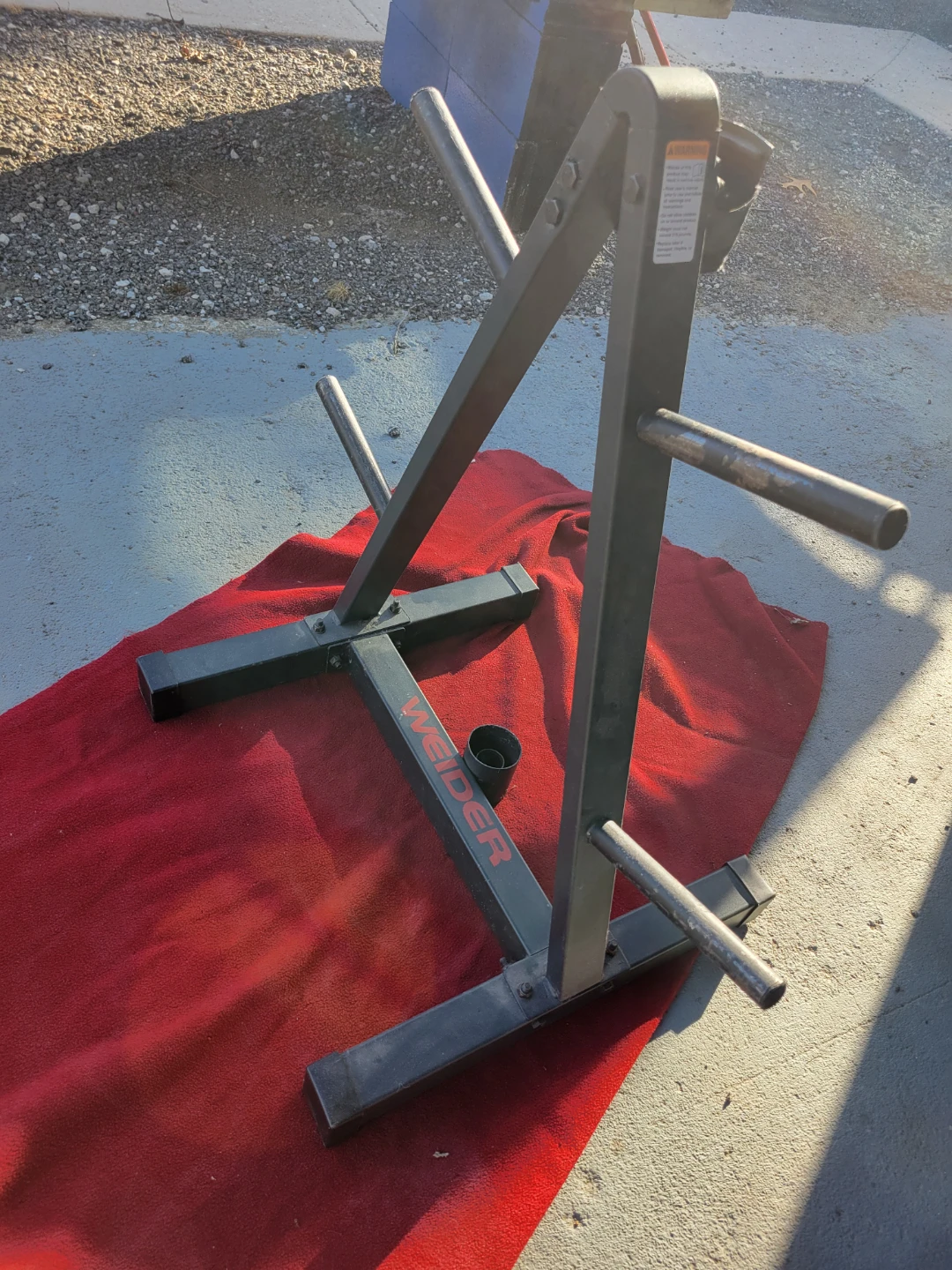 WEIDER WEIGHT TREE WITH BAR HOLDER - photo 2