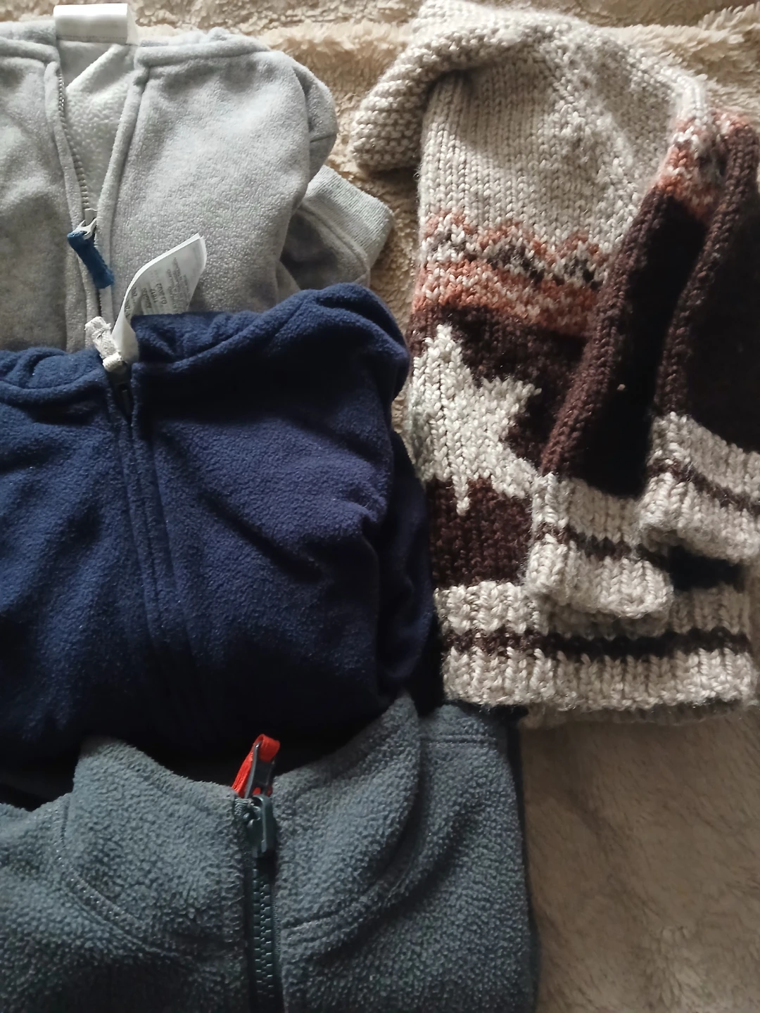 Baby Clothes Bundle - Onesie, Socks, Mittens, Sweater - photo 3