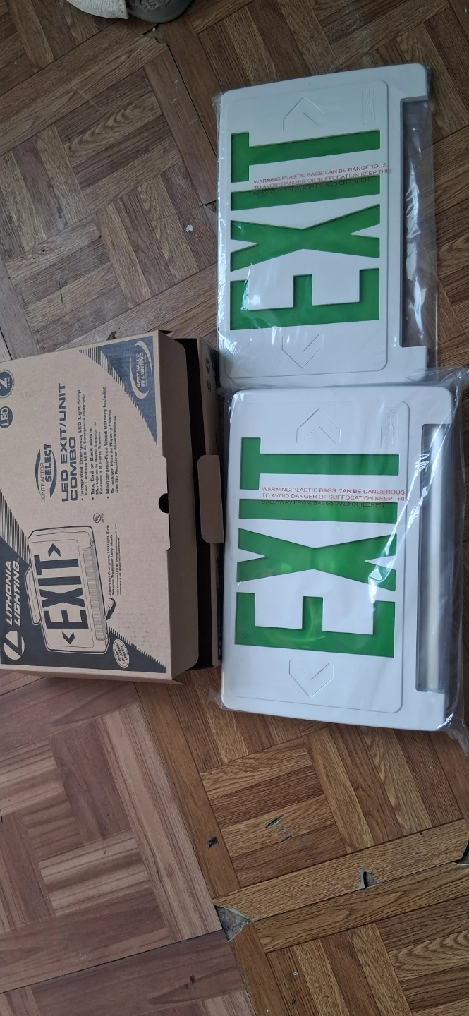 Lithonia Lighting LED Exit/Unit Combo Light