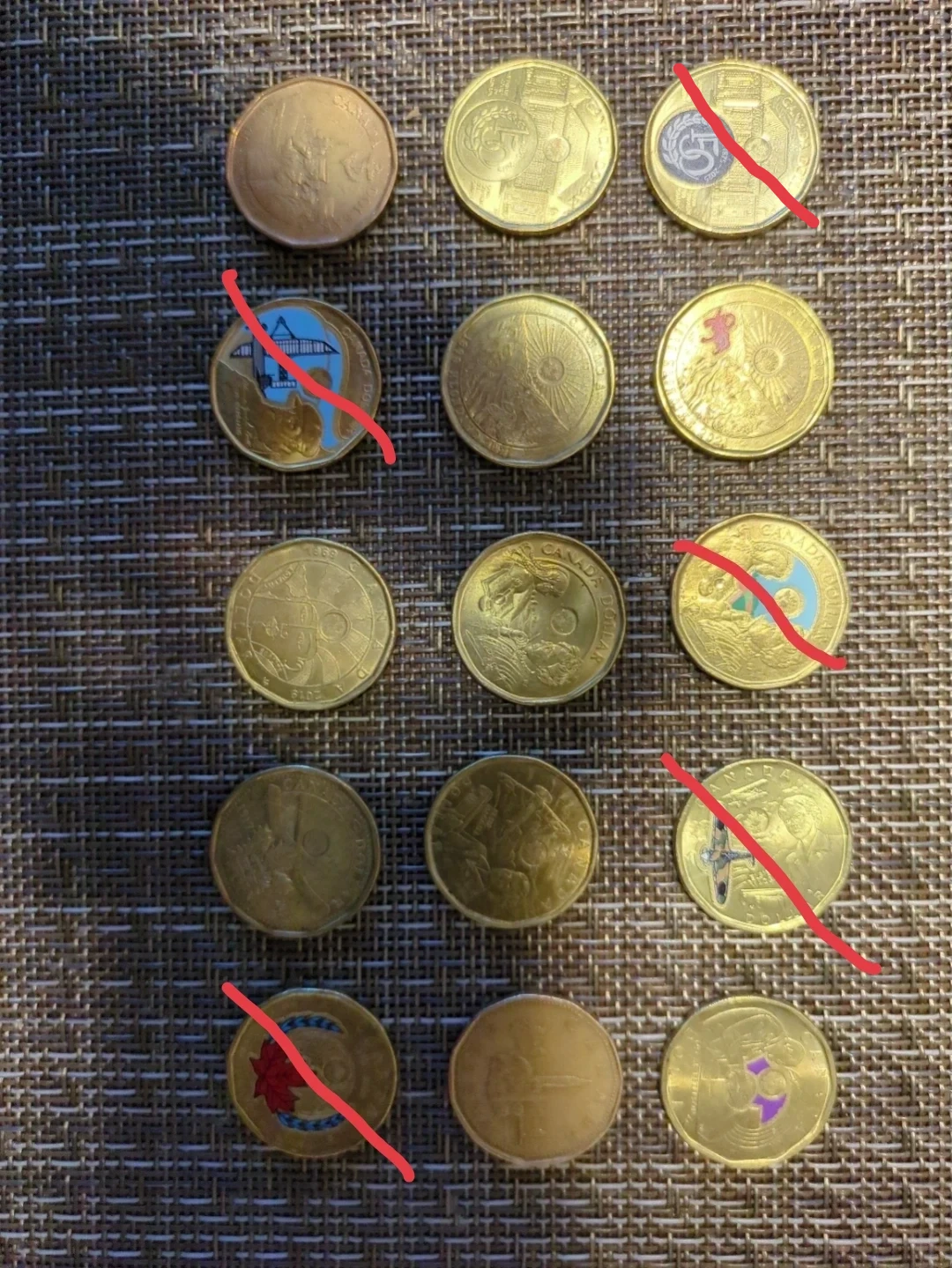 Canadian Commemorative Loonies