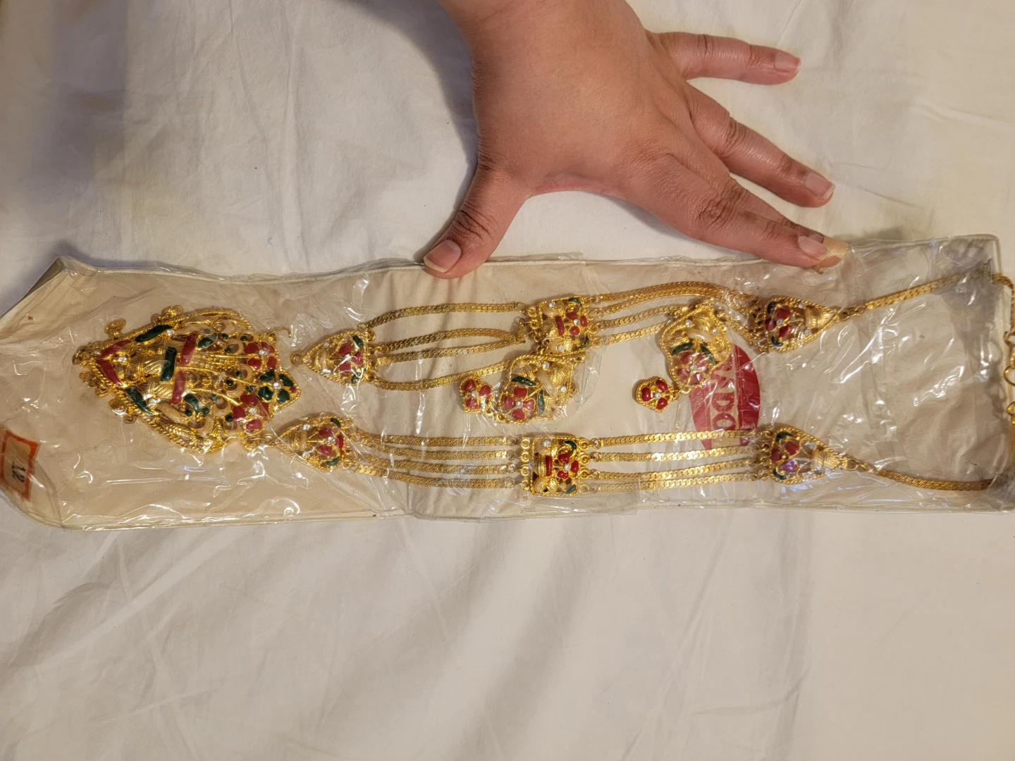 Gold-tone Handpiece with Rings - photo 3