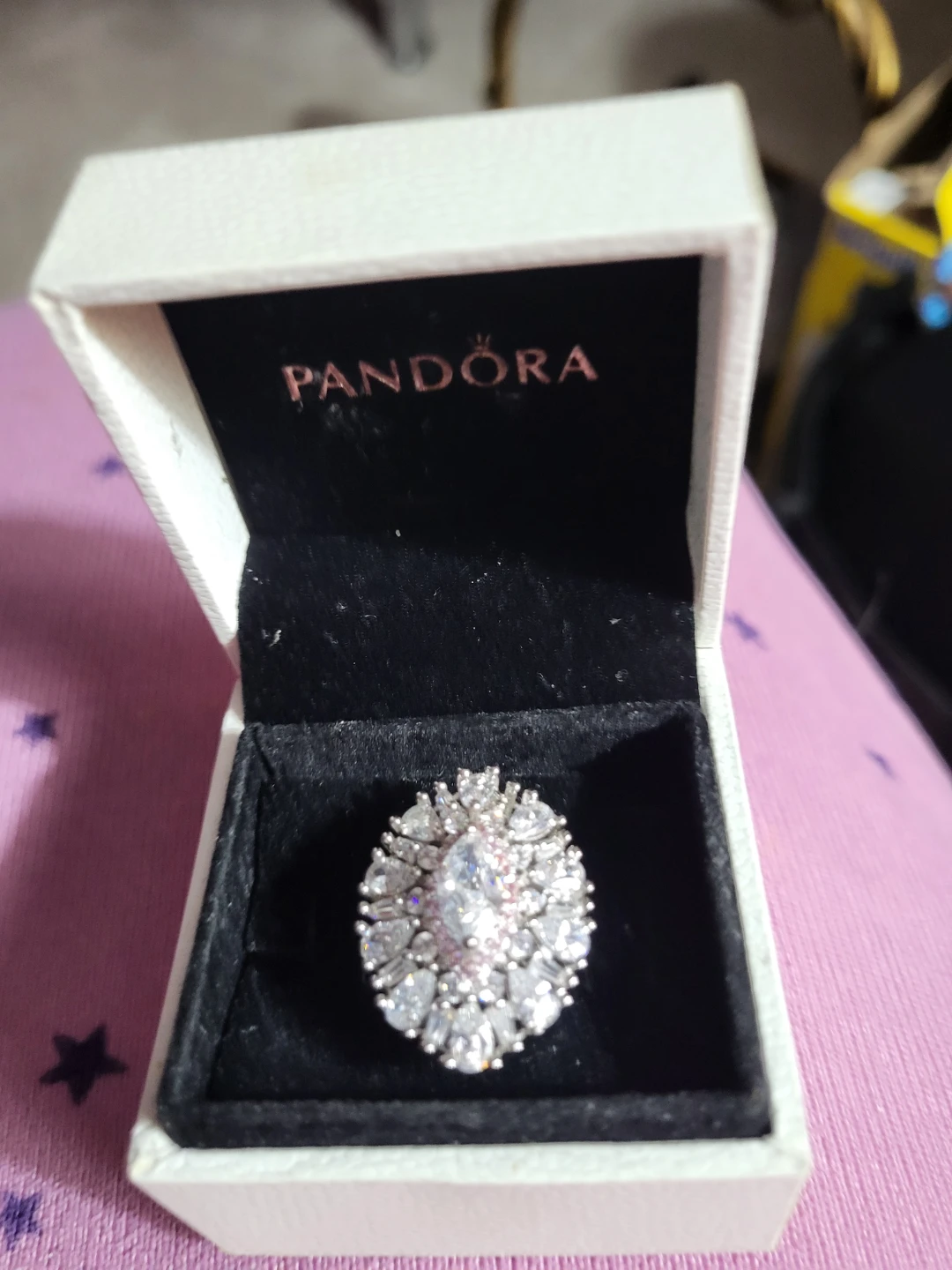 Pandora Ring with Multi-Colored Stones - photo 2