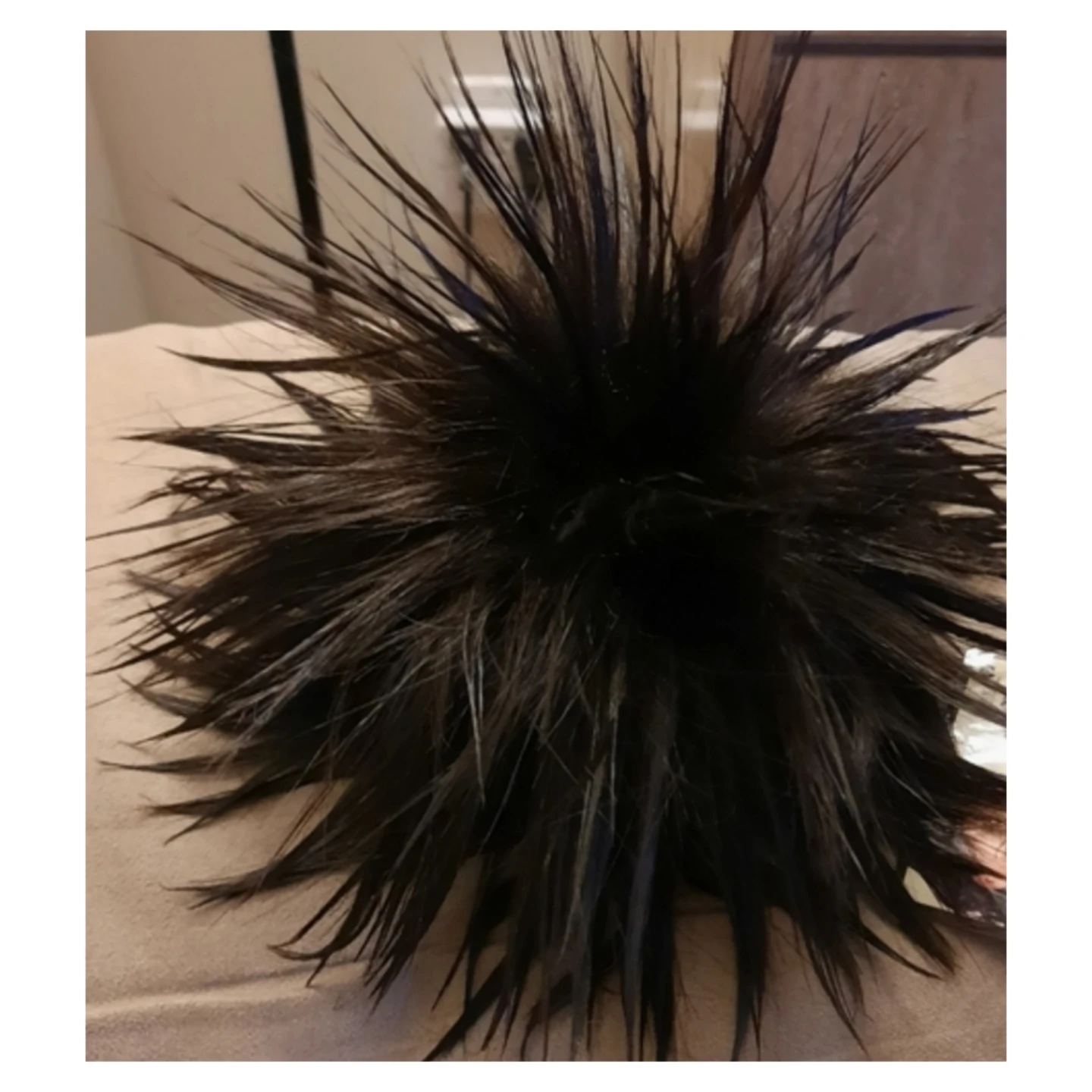Black Spikey Ponytale