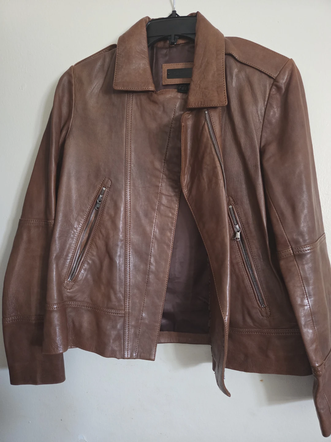 Danier Brown Leather Jacket XS/TP - photo 2