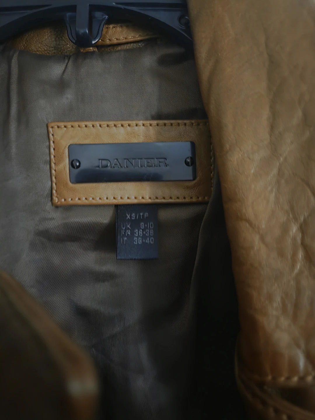 Danier Brown Leather Jacket XS/TP - photo 3
