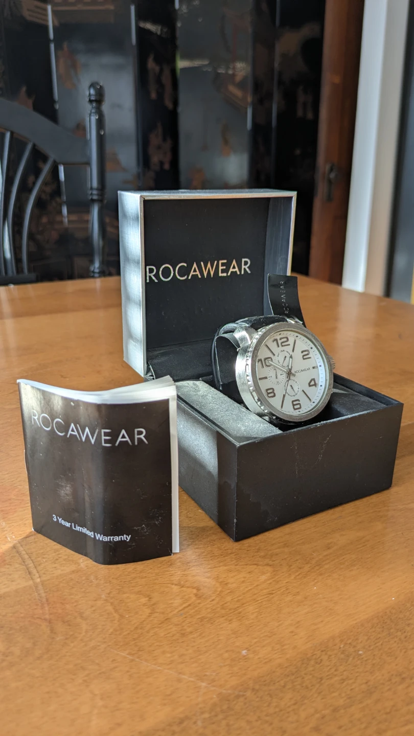Rocawear Men's Watch with Box and Manual
