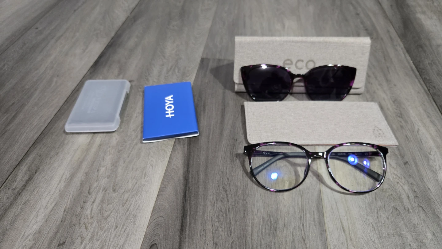ECO Eyeglasses with Magnetic Sunglasses Clip-On - photo 2