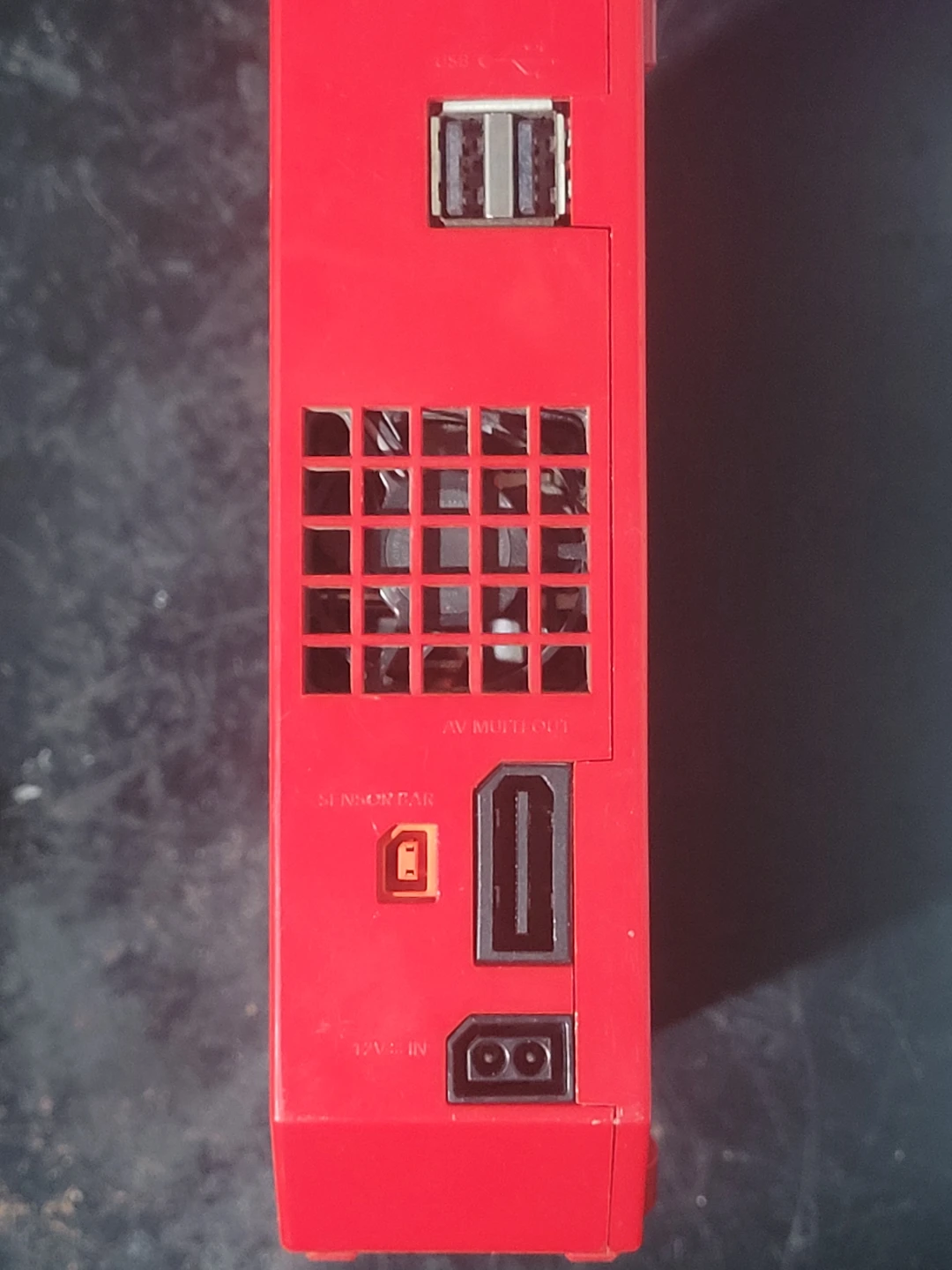 (For parts) Nintendo Wii RVL-001 Console - Red - photo 3