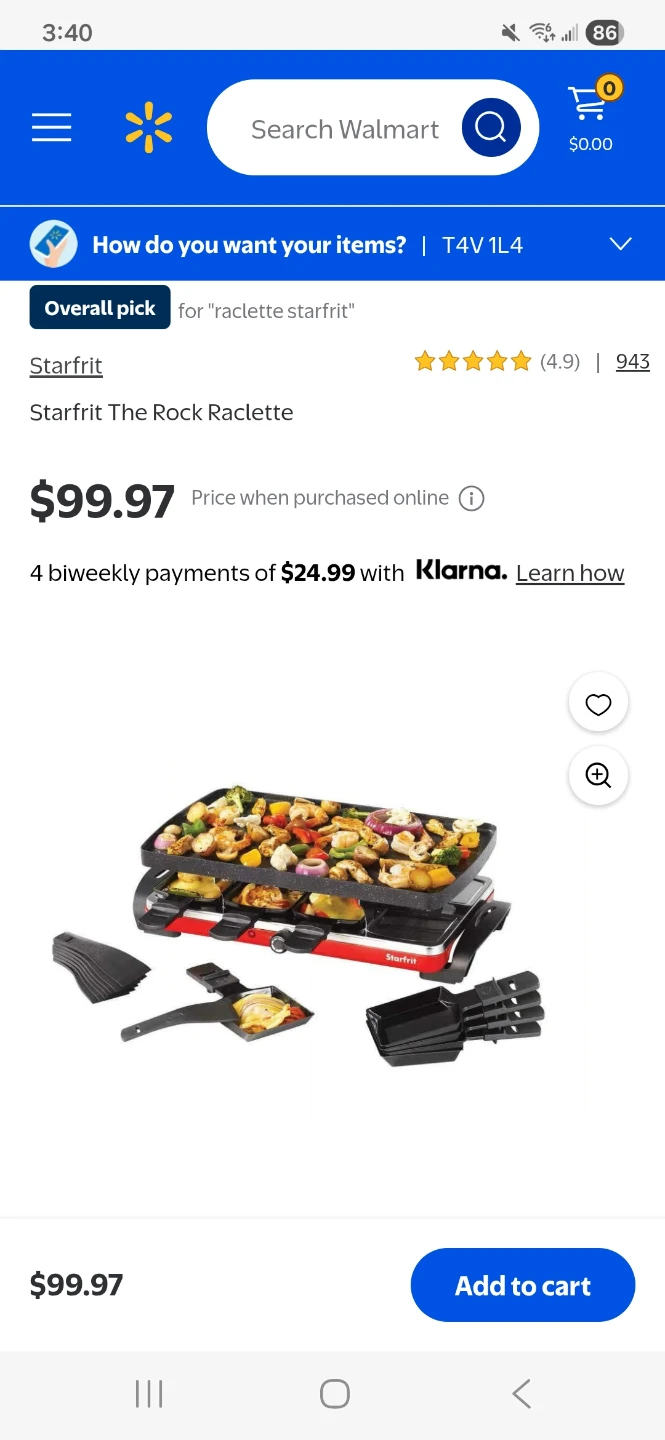 Starfrit The Rock Raclette Grill - photo 2