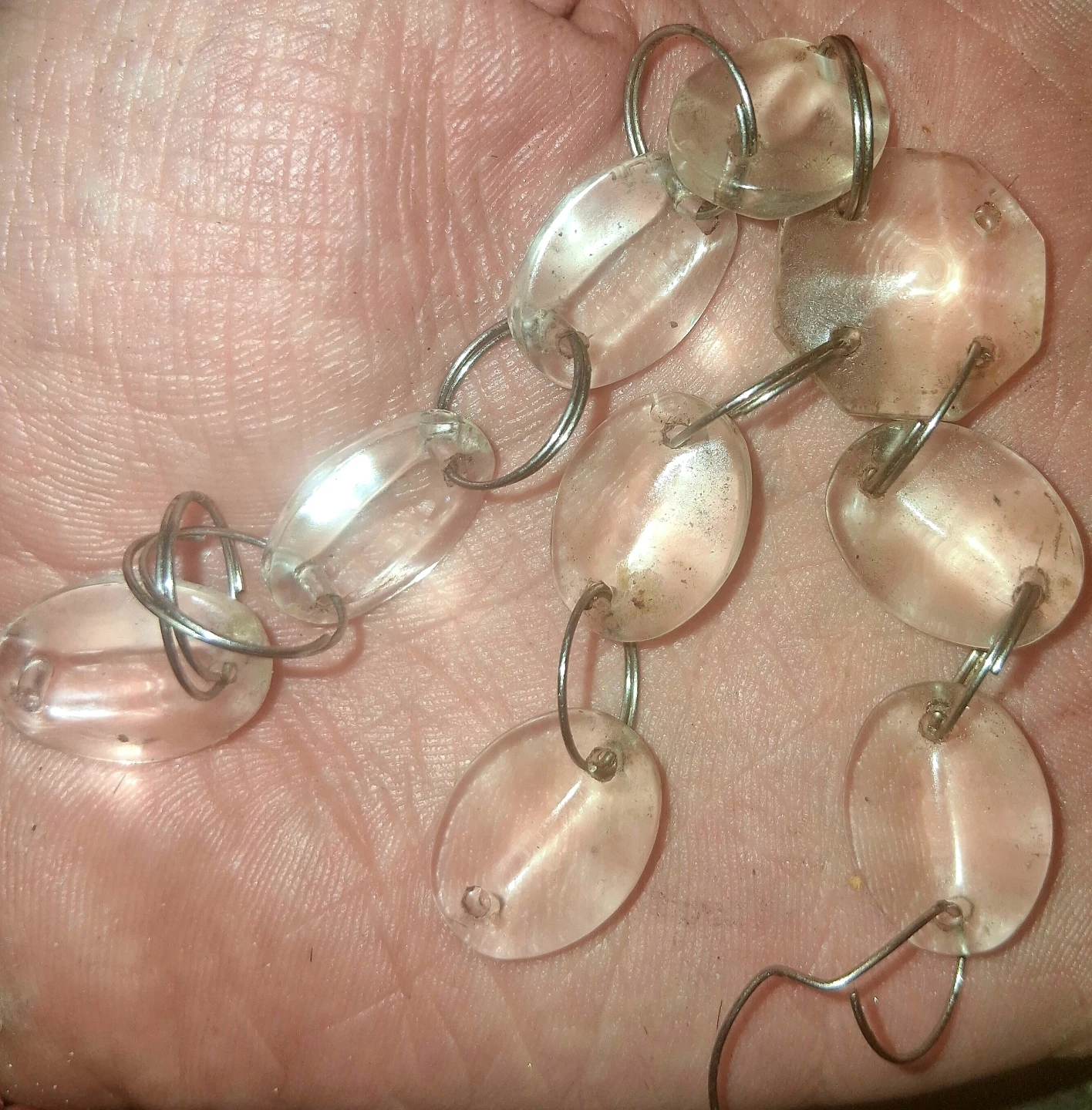 🥕 FREE Clear Oval & Octagonal Bead Garland or Crystals