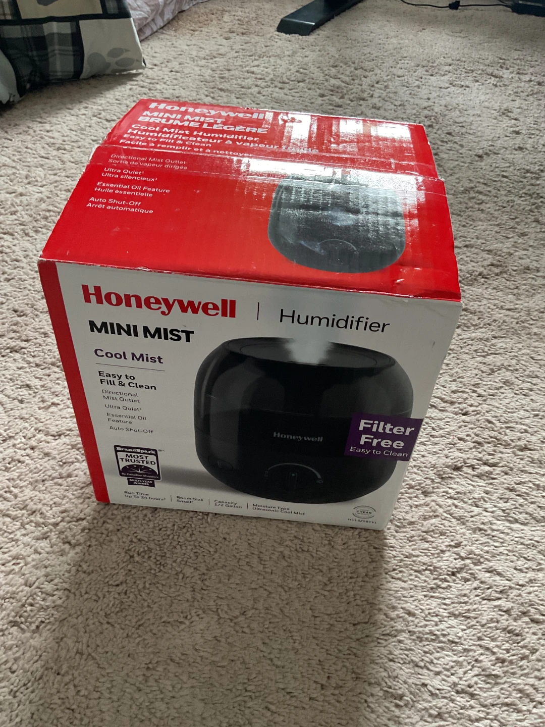 Honeywell Mini Mist Cool Mist Humidifier