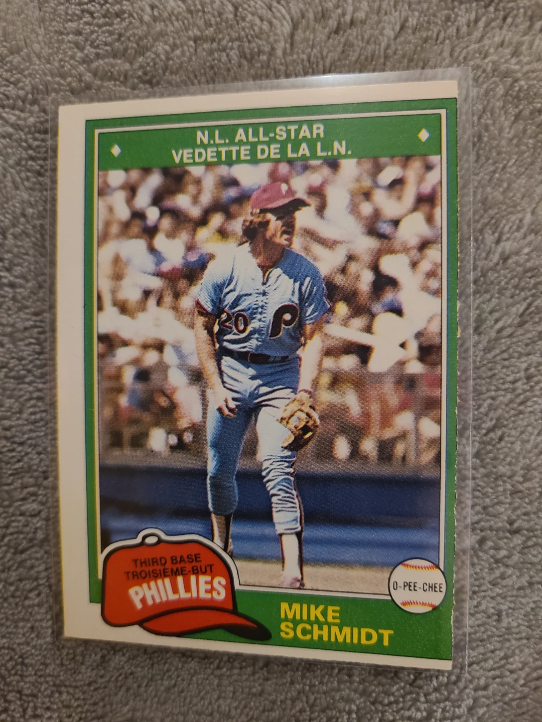 1981 O-Pee-Chee Mike Schmidt Baseball Card