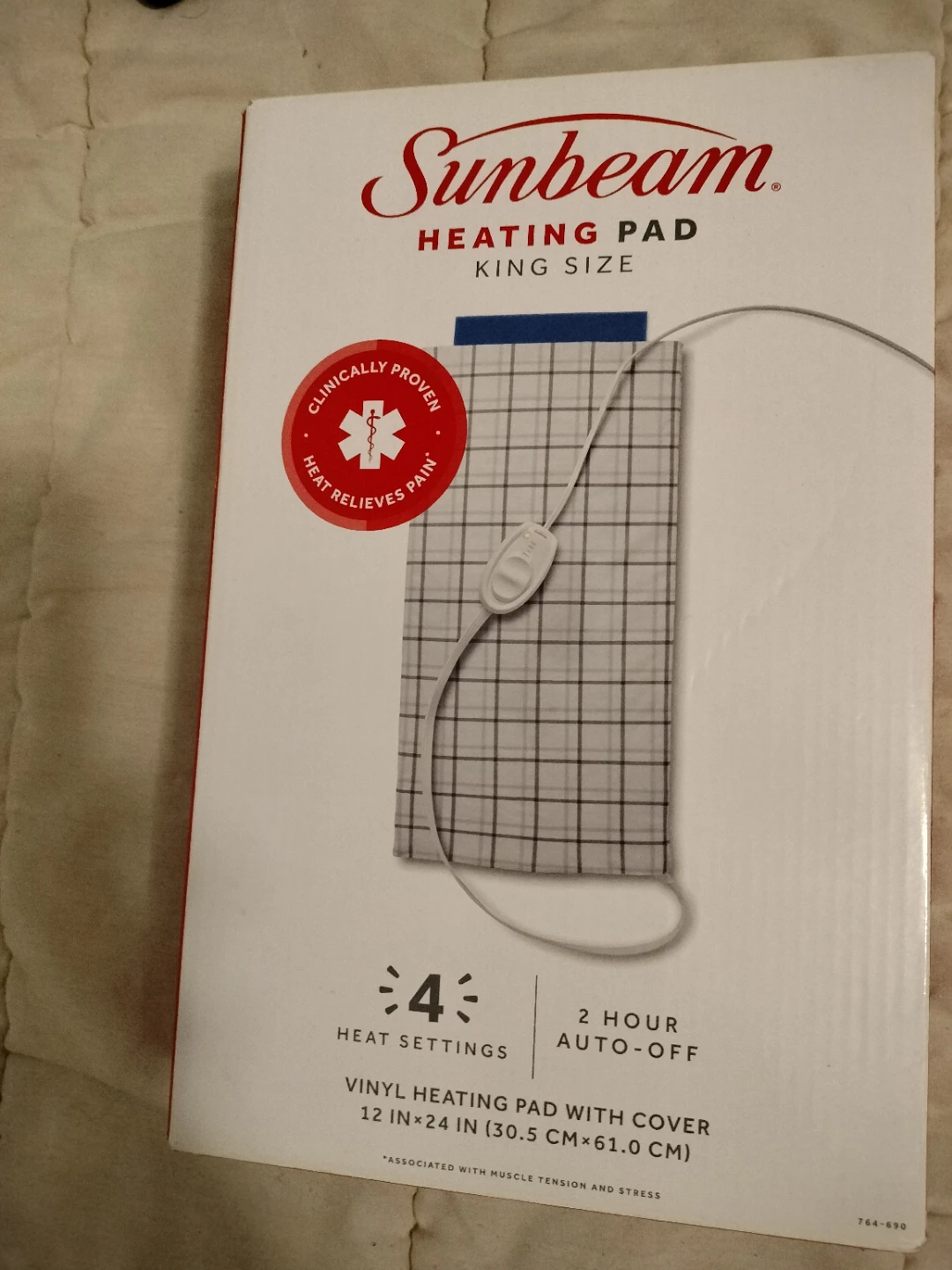 Sunbeam King Size Heating Pad - photo 2