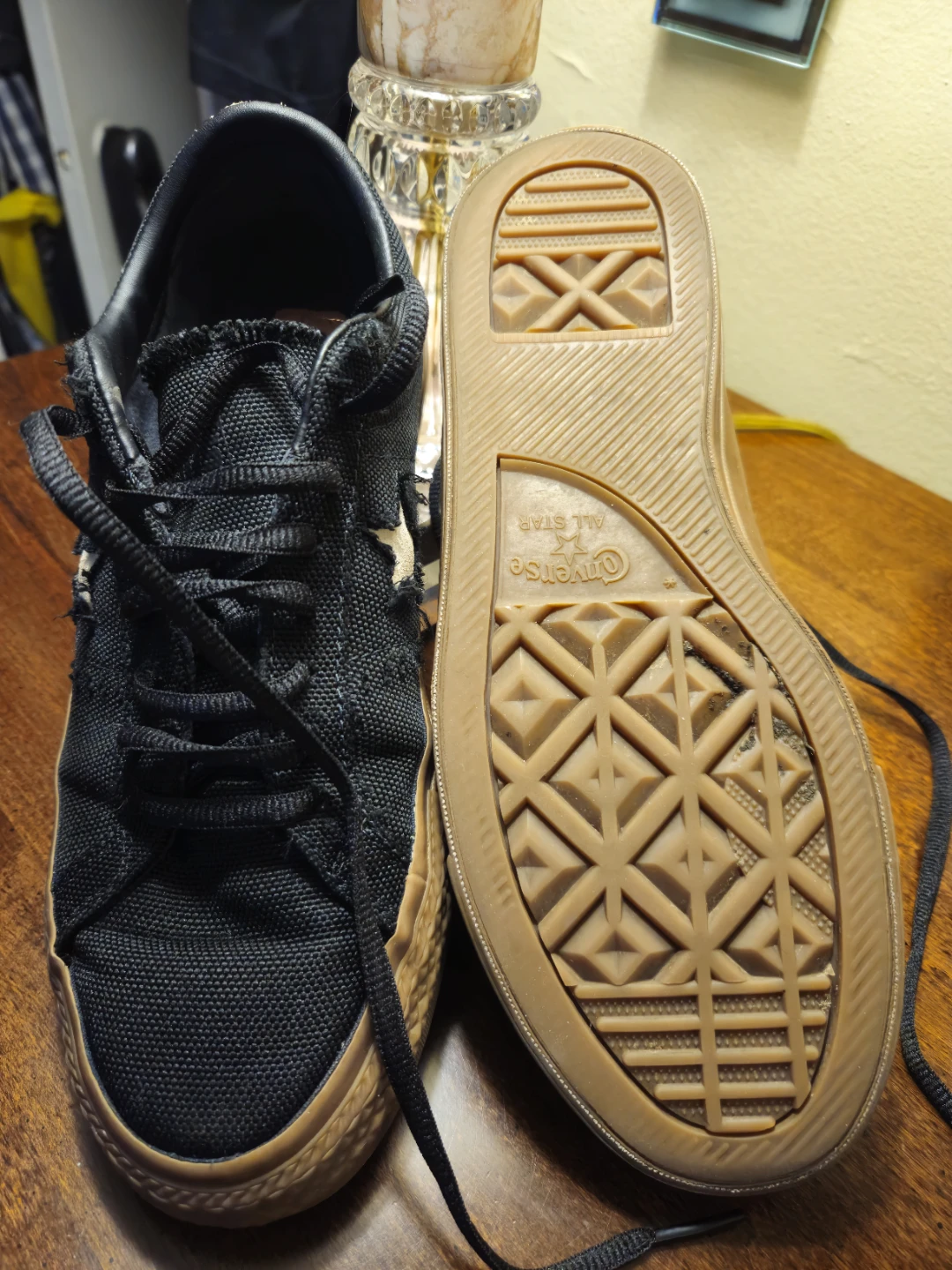 Converse One Star Pro Shoes Black/Gum - photo 4