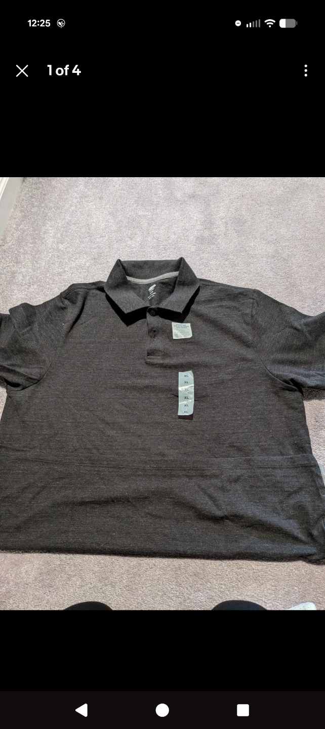Men's XL Dark Gray Polo Shirt - photo 5