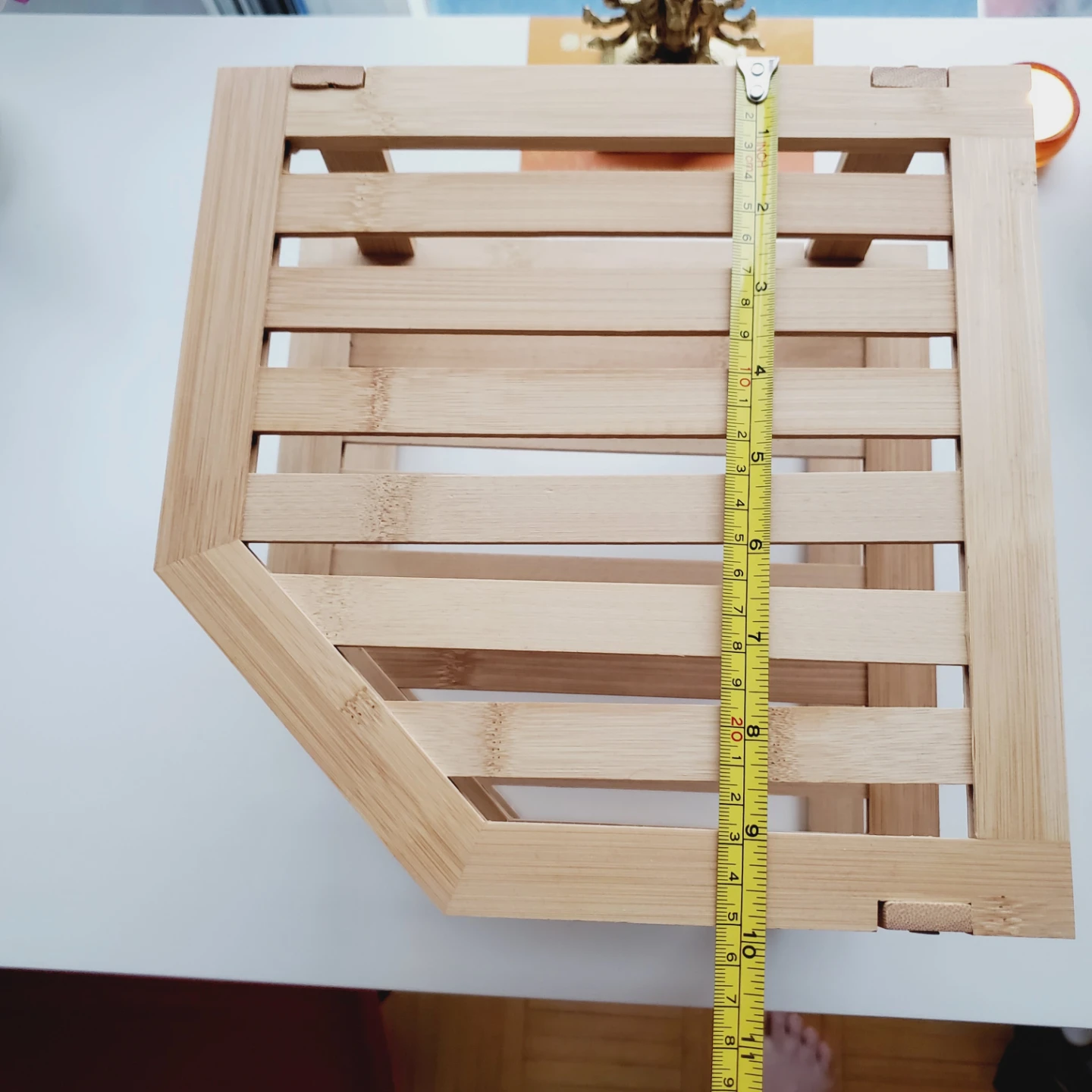 Bamboo Corner Shelf Unit - photo 3