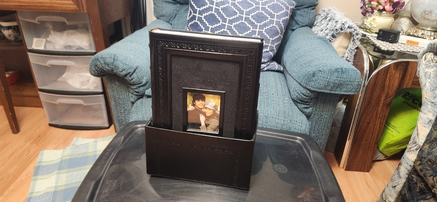 Set of 3 Black Photo Albums - photo 4