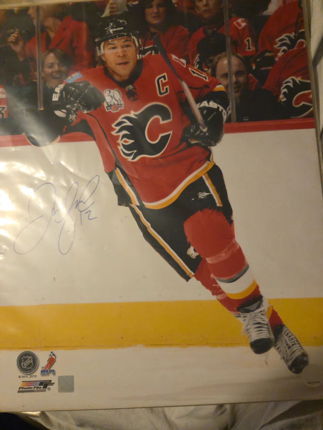 Jarome Iginla Autograph Photo Stolen If See Dont Buy Plz Msg