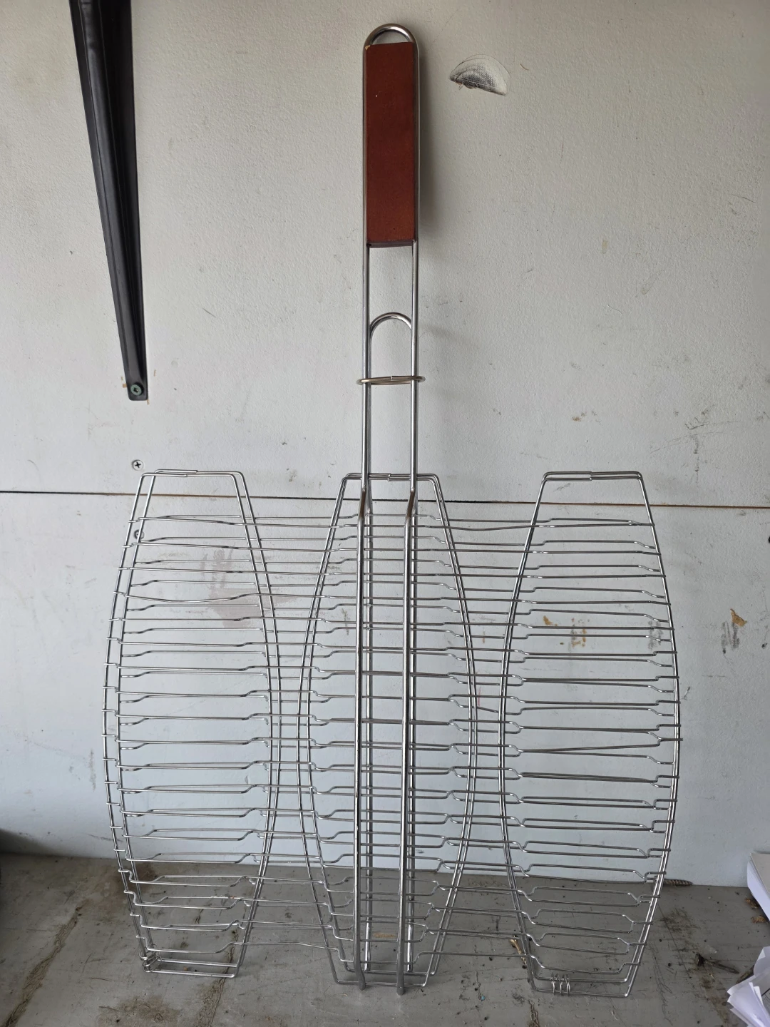Grill Basket with Wooden Handle