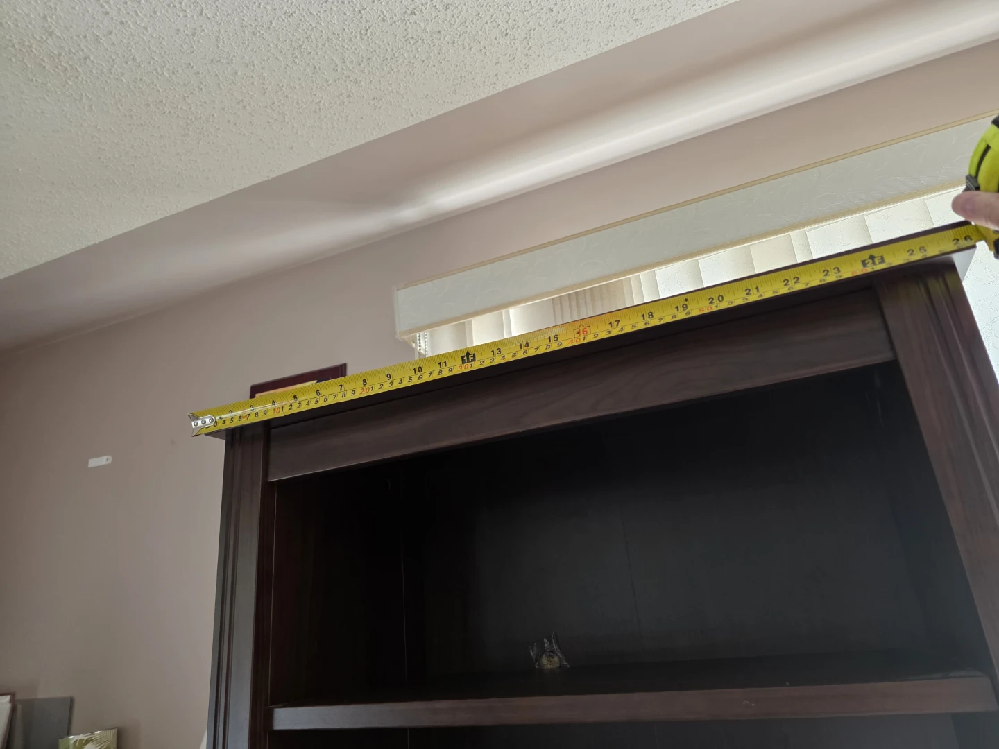 Dark Wood Tall Bookcase - photo 4