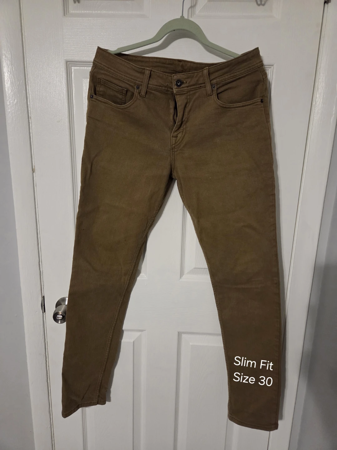 Jeans Slim Fit Size 30 Brown