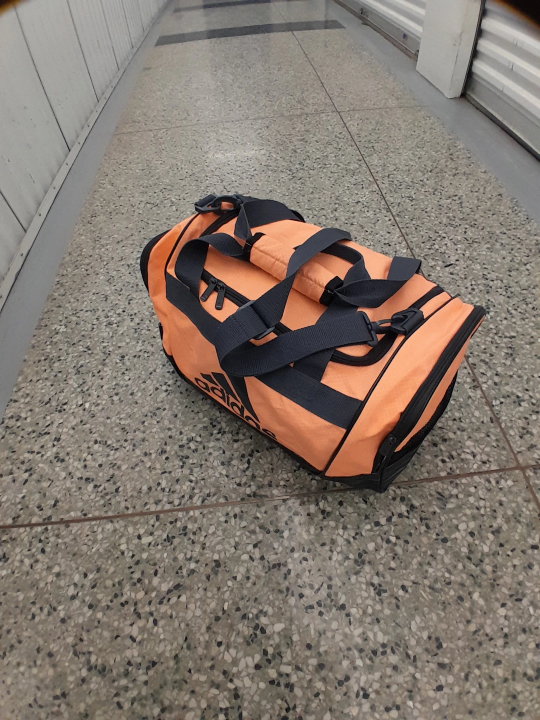 Adidas Orange Duffel Bag College Style Medium Size - photo 5