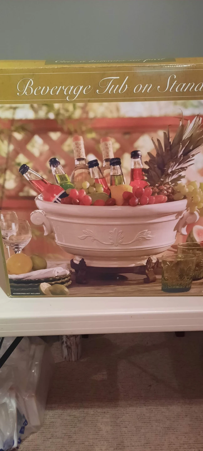 Beverage Tub on Stand
