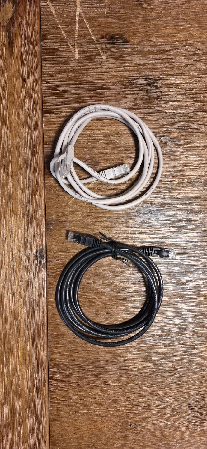 Ethernet Cables for connection