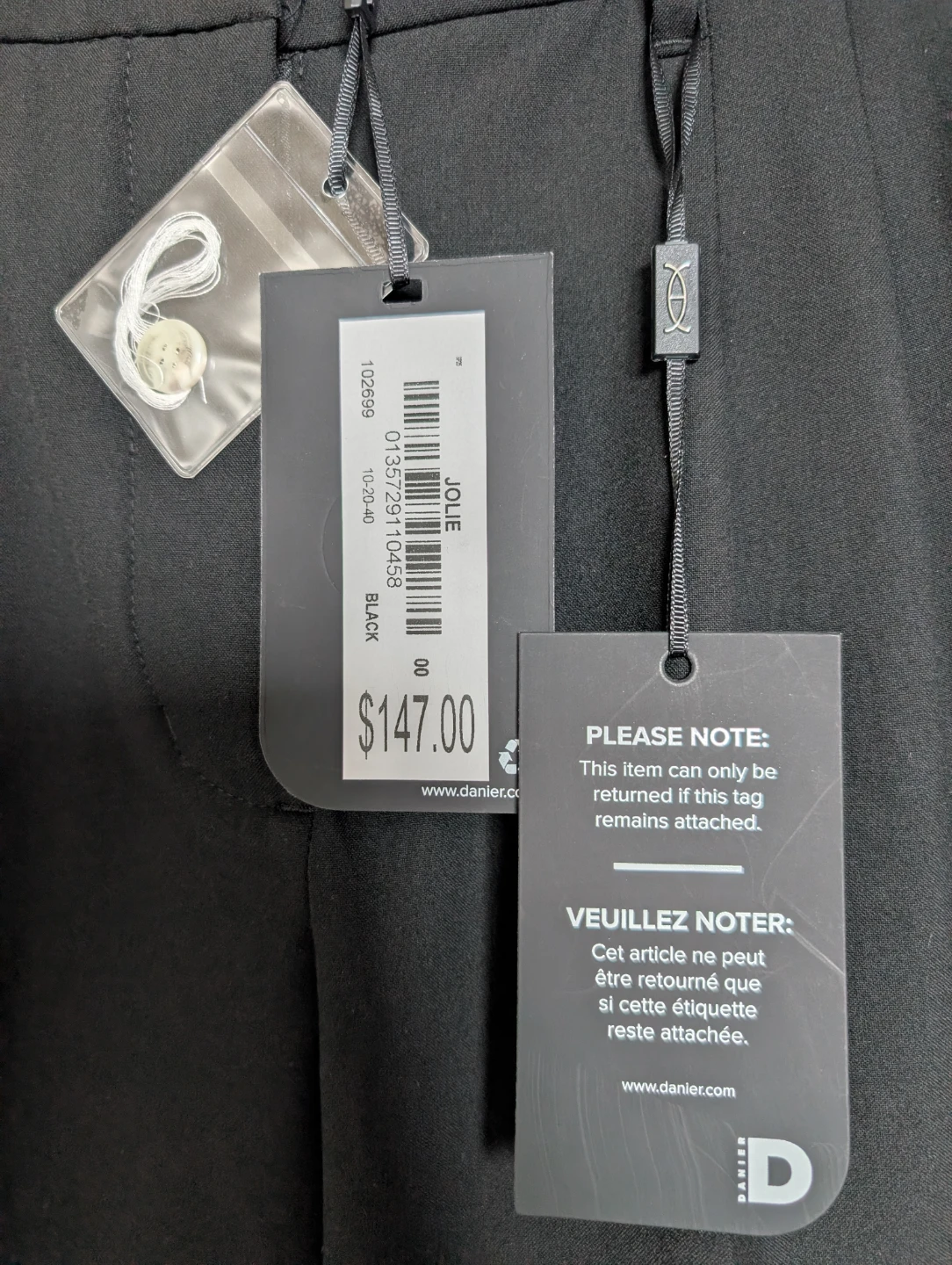 Danier Jolie Black Pants - photo 2