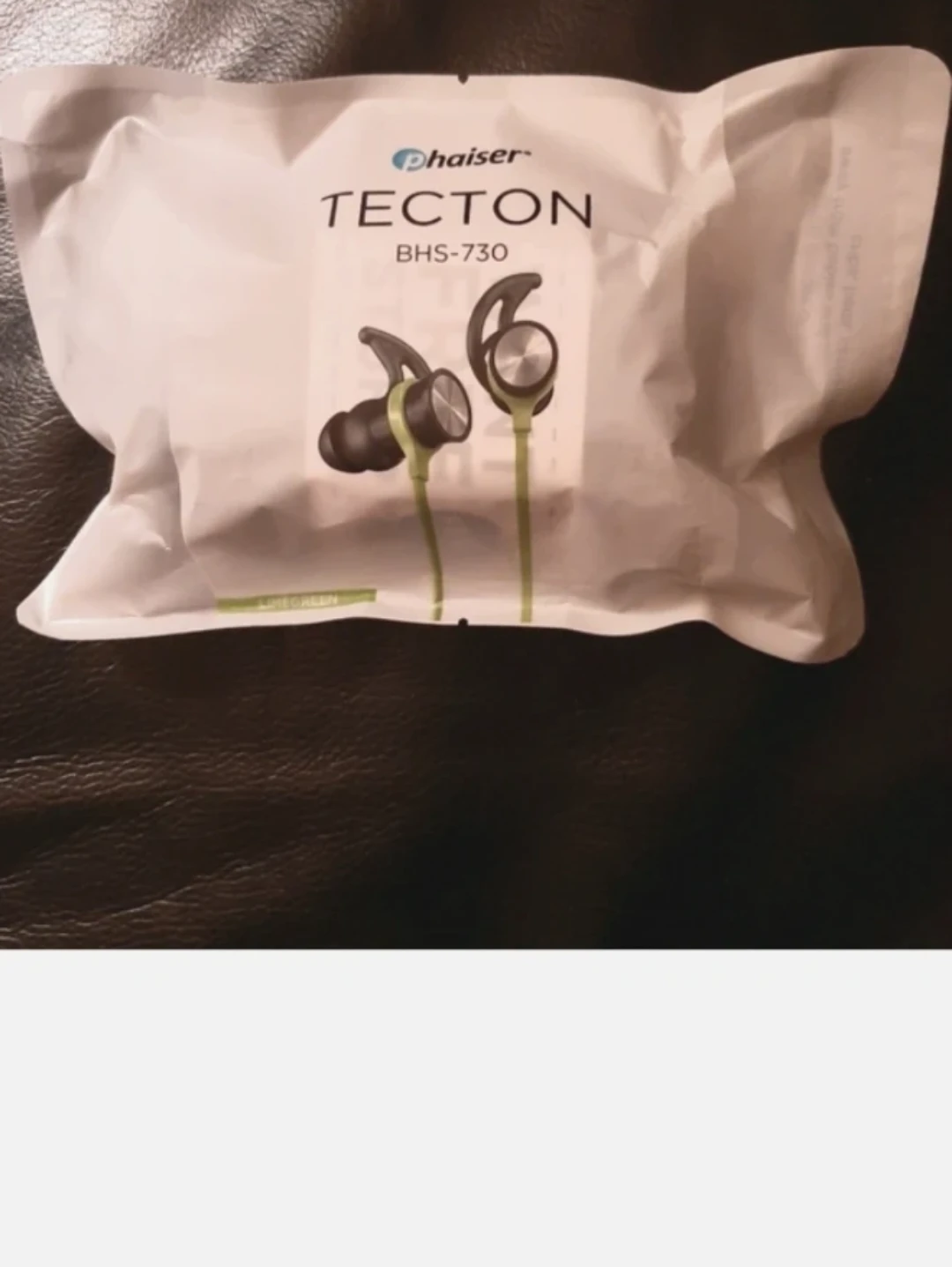 NEW BLUETOOTH HEADSET FOR CELLPHONE, PHAISER, BLACK, GREEN