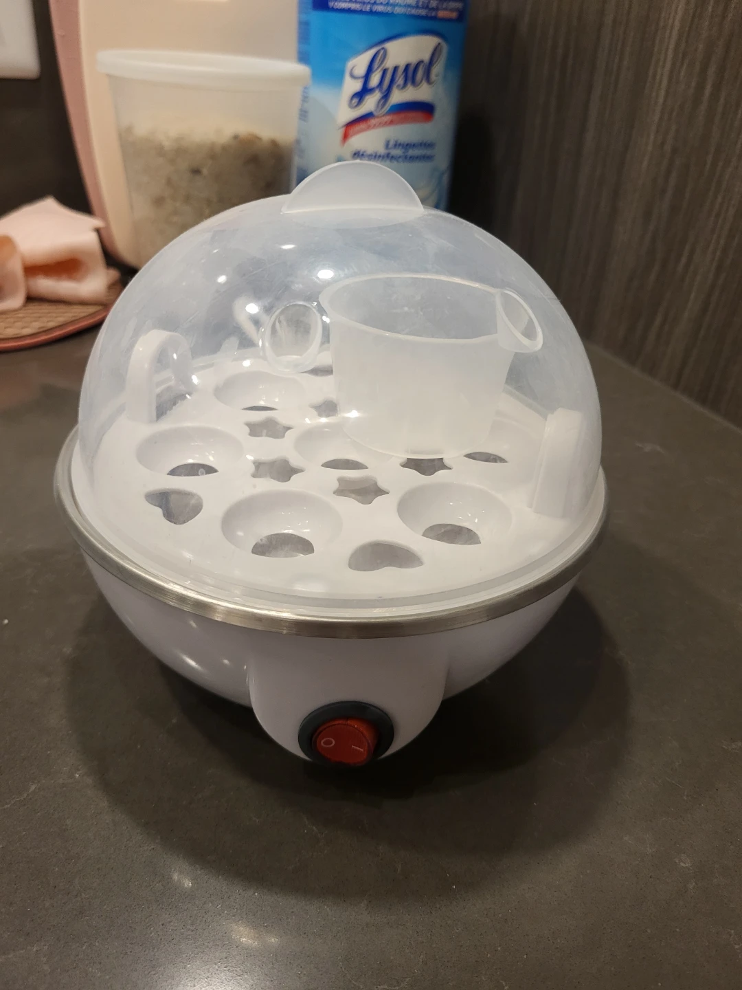 White Electric Egg Cooker