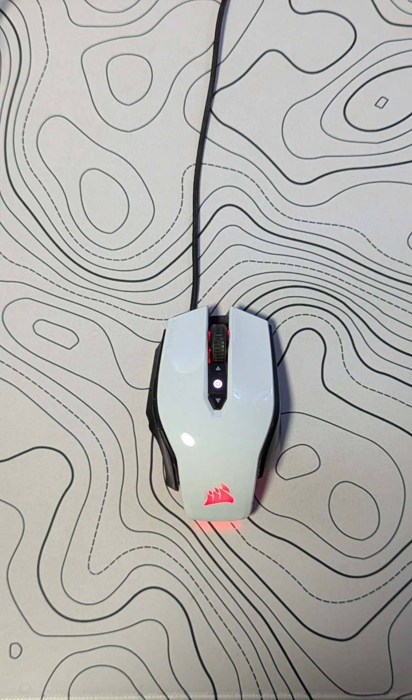 Corsair White Gaming Mouse