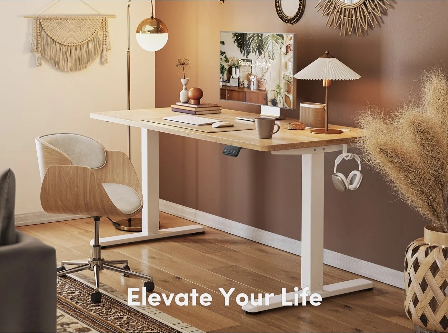 Sit / Stand Desk + Dual Arm Monitor Stand for SALE! - photo 2