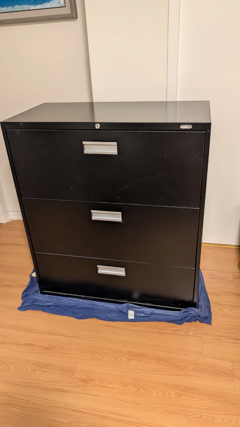 3-Drawer Filing Cabinet (Staples Lateral Filing Cabinet)