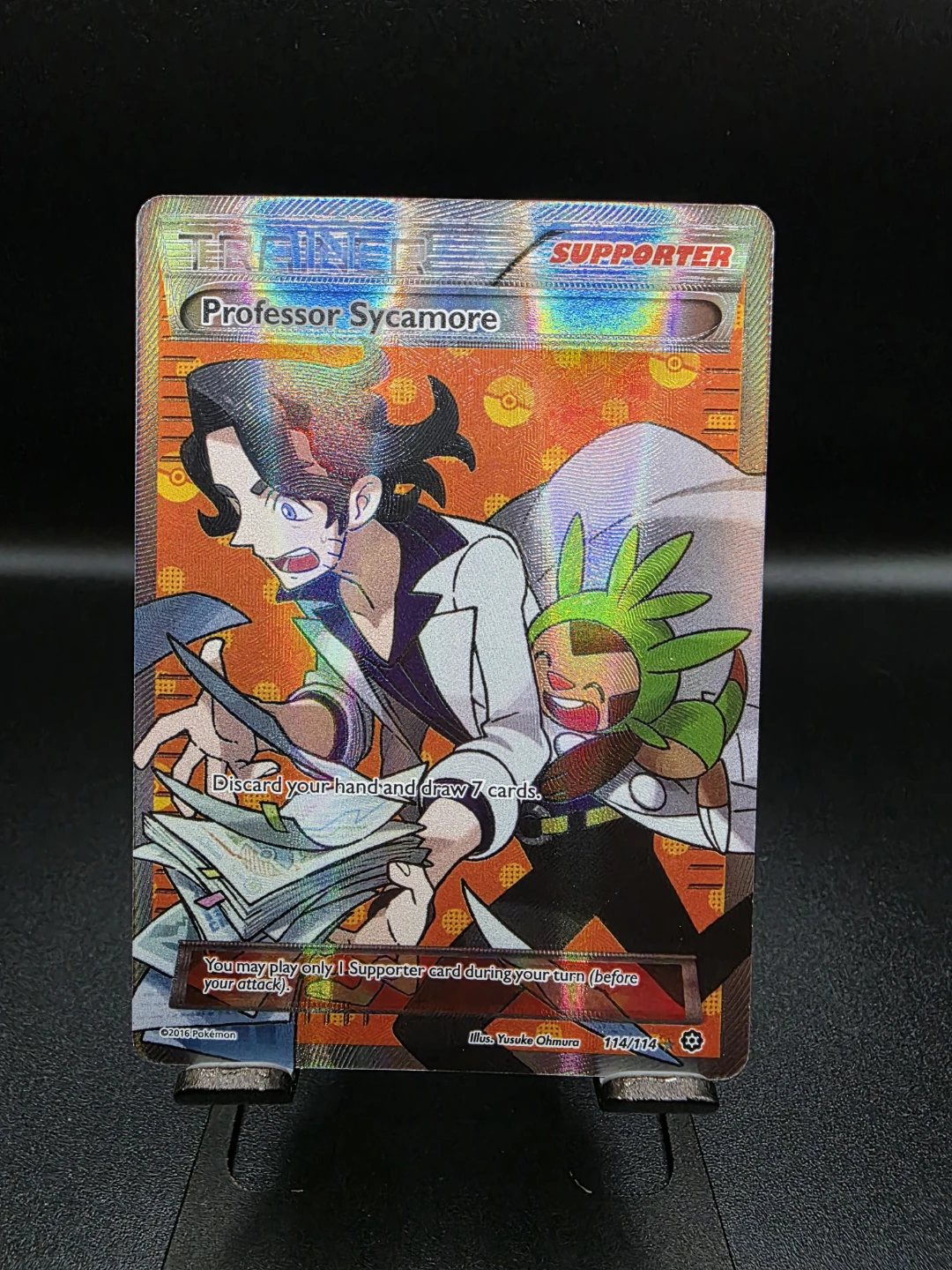 Trainer Professor Sycamore Pokemon Card