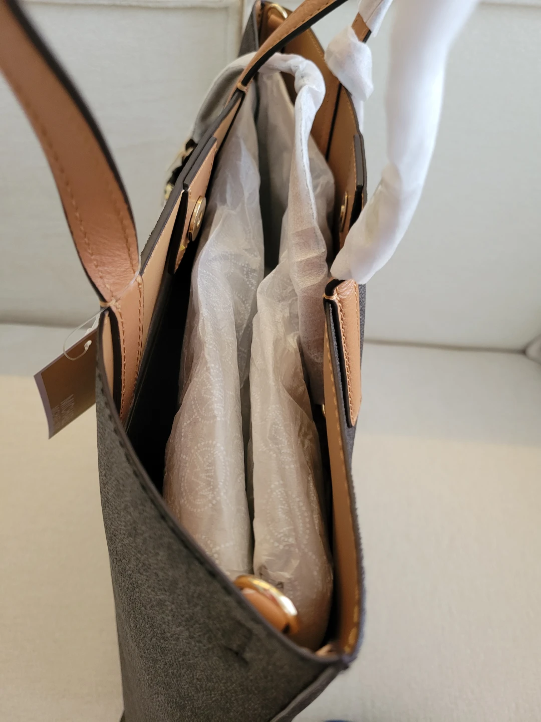 MK monogram Tote Bag - photo 5