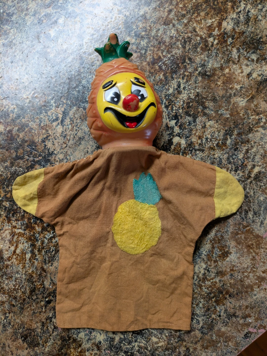 1950's Pineapple Hand Puppet