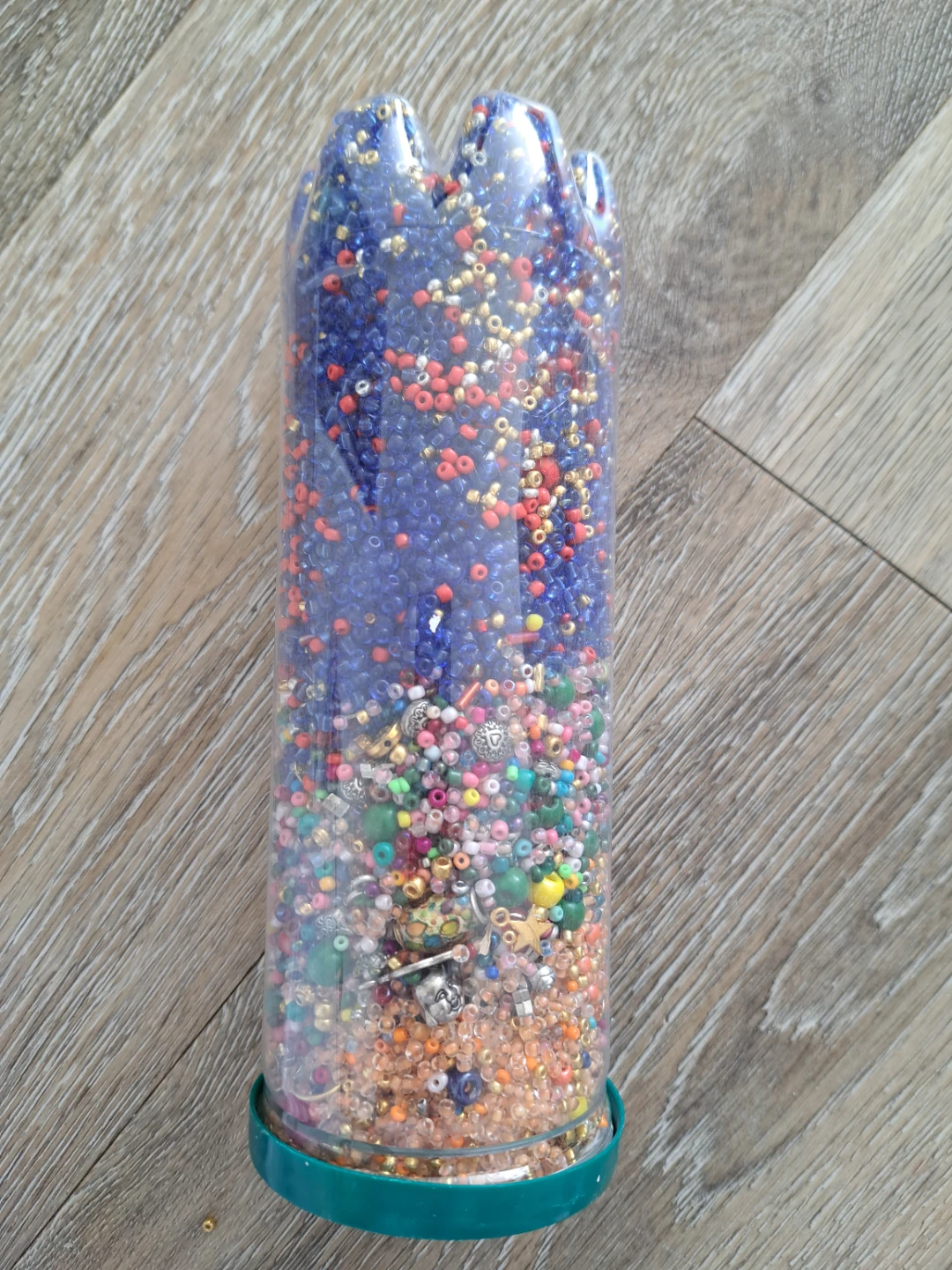 Bottle of Mixed Craft Beads and Charms - photo 5