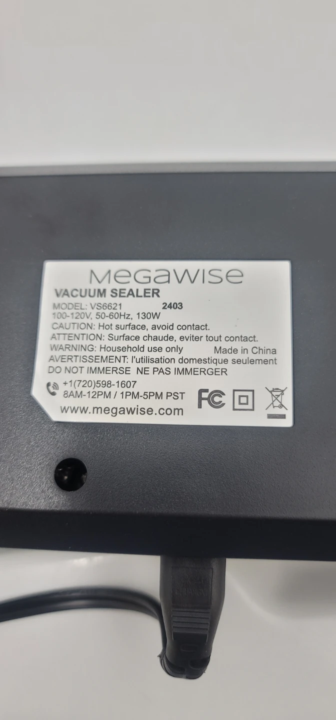 MegaWise Food Vacuum Sealer VS6621 - photo 4