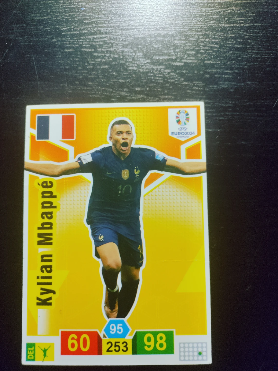UEFA Euro 2024 Kylian Mbappé Trading Card