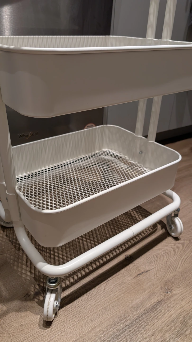 IKEA RASKOG 3-Tier Utility Cart White - photo 2
