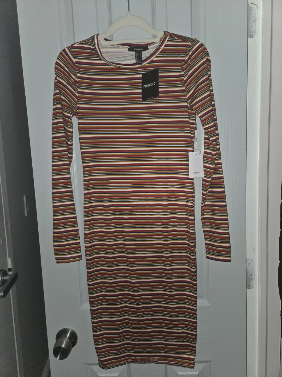 Forever 21 Striped Long Sleeve Mini Dress - photo 3
