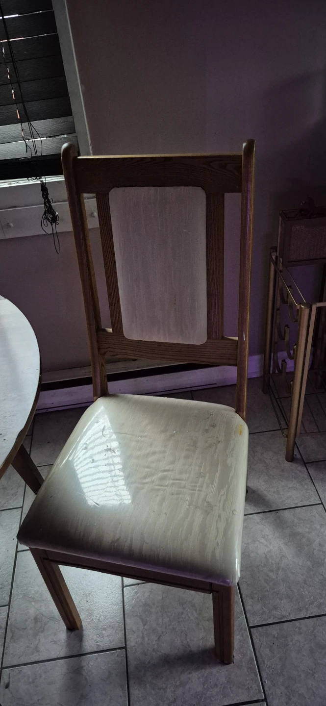 Wooden Dining Chairs with Upholstered Seats - photo 3