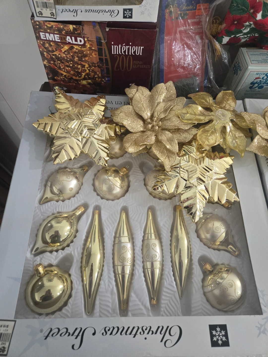Christmas Decorations, ornaments,  runners, lights etc - photo 3